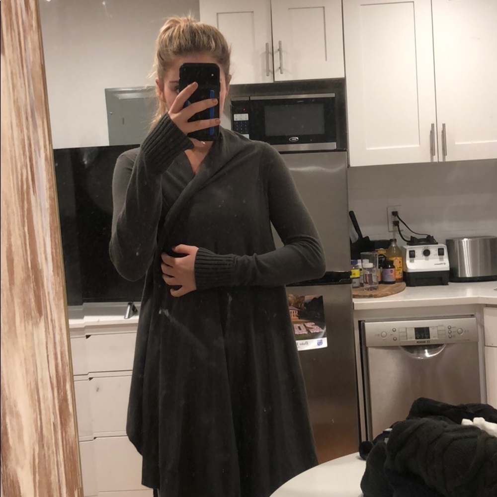 DKNY Pure Wool and Cashmere Wrap Sweater & Shawl